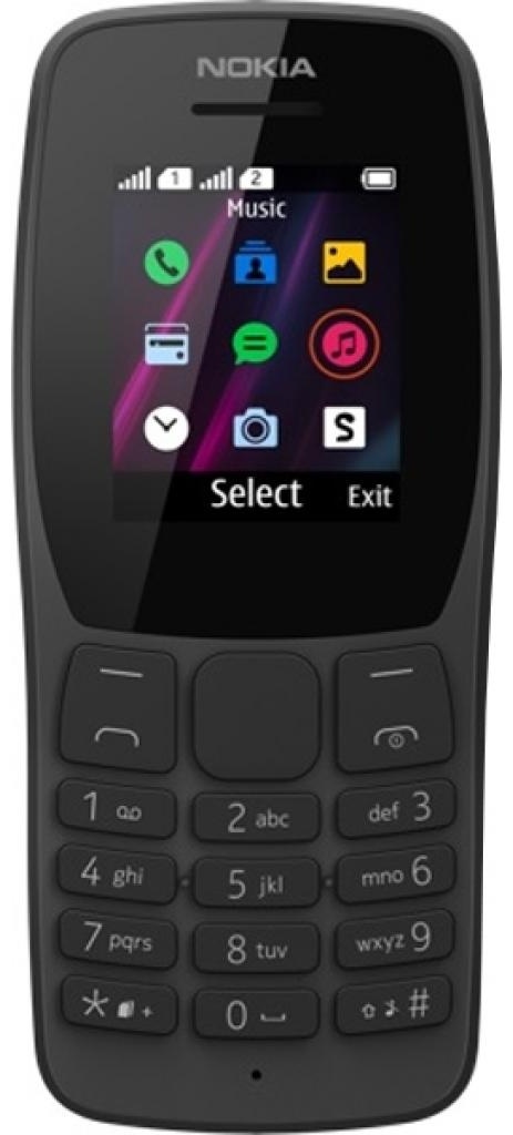 Nokia 110 DS 2019 черный