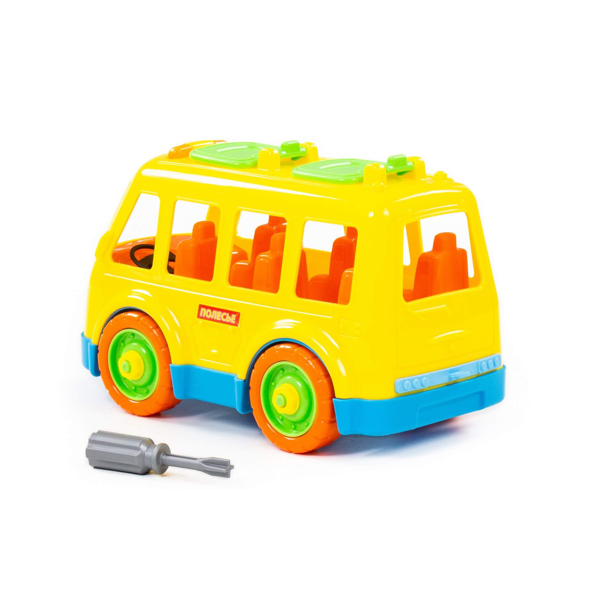 Полесье Конструктор-транспорт "Автобус" (26 элементов) (в сеточке)