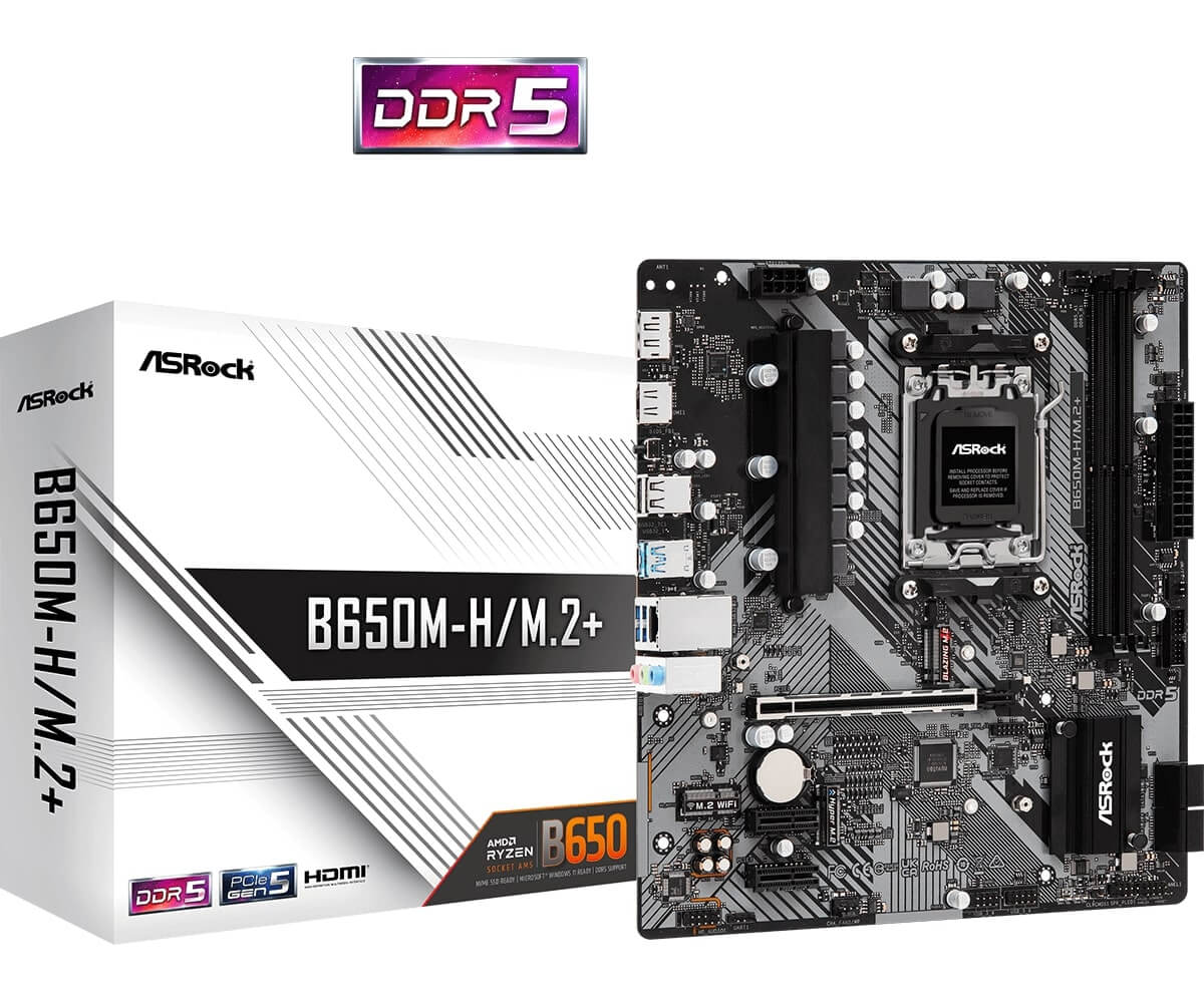 Материнская плата ASRock B650M-H/M.2+ DDR5