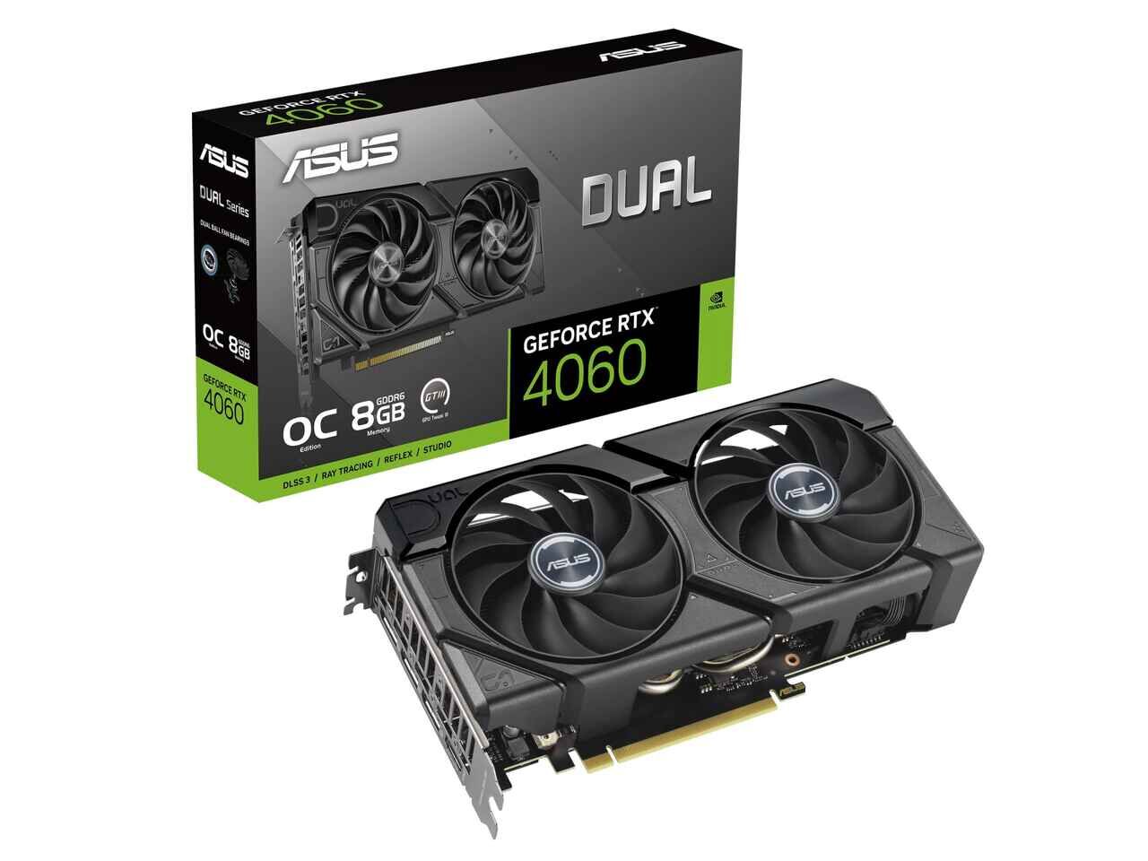 ASUS DUAL RTX 4060 OC DUAL-RTX4060-O8G-V2 8 Гб