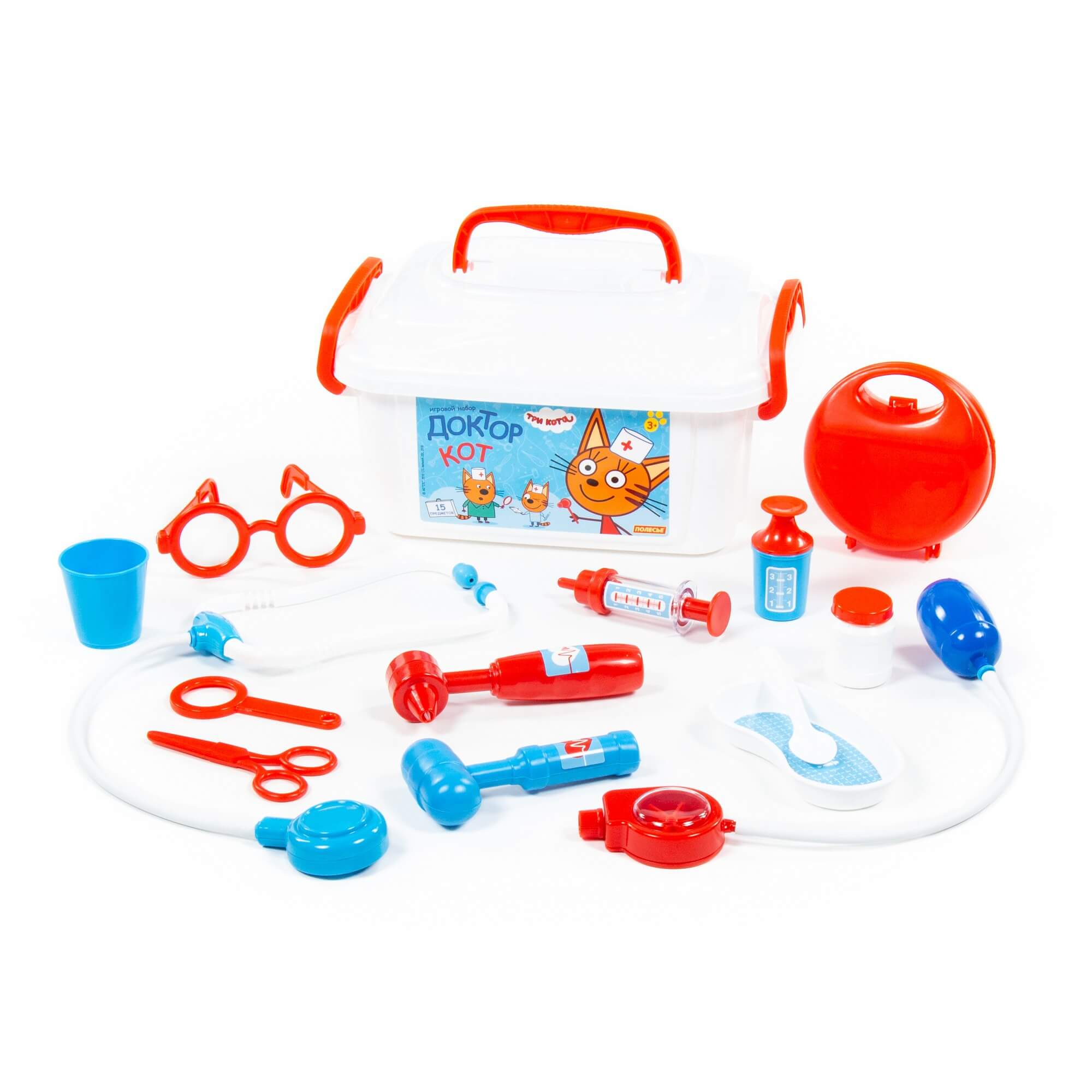 Полесье Набор "Три Кота" "Доктор" (в контейнере)