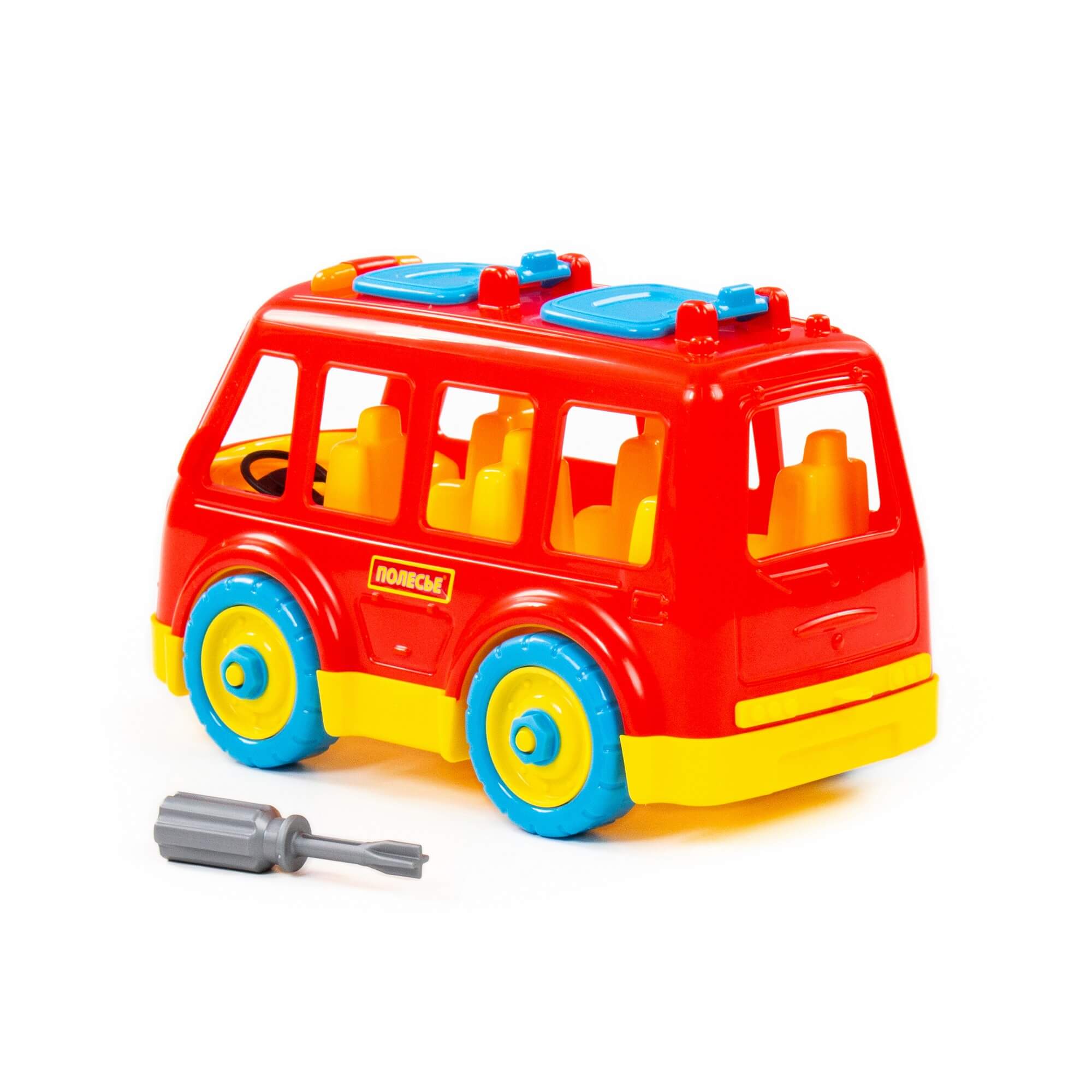 Полесье Конструктор-транспорт "Автобус" (26 элементов) (в сеточке)