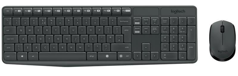 Logitech 920-007948 черный + мышь