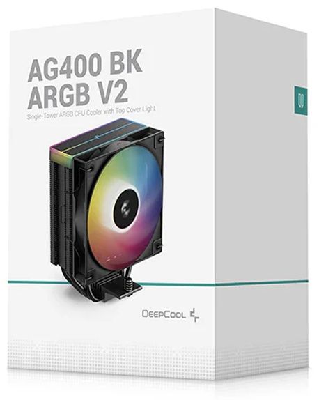 Кулер Deepcool AG400 BK ARGB V2 (R-AG400-BKAMMN-GJD)