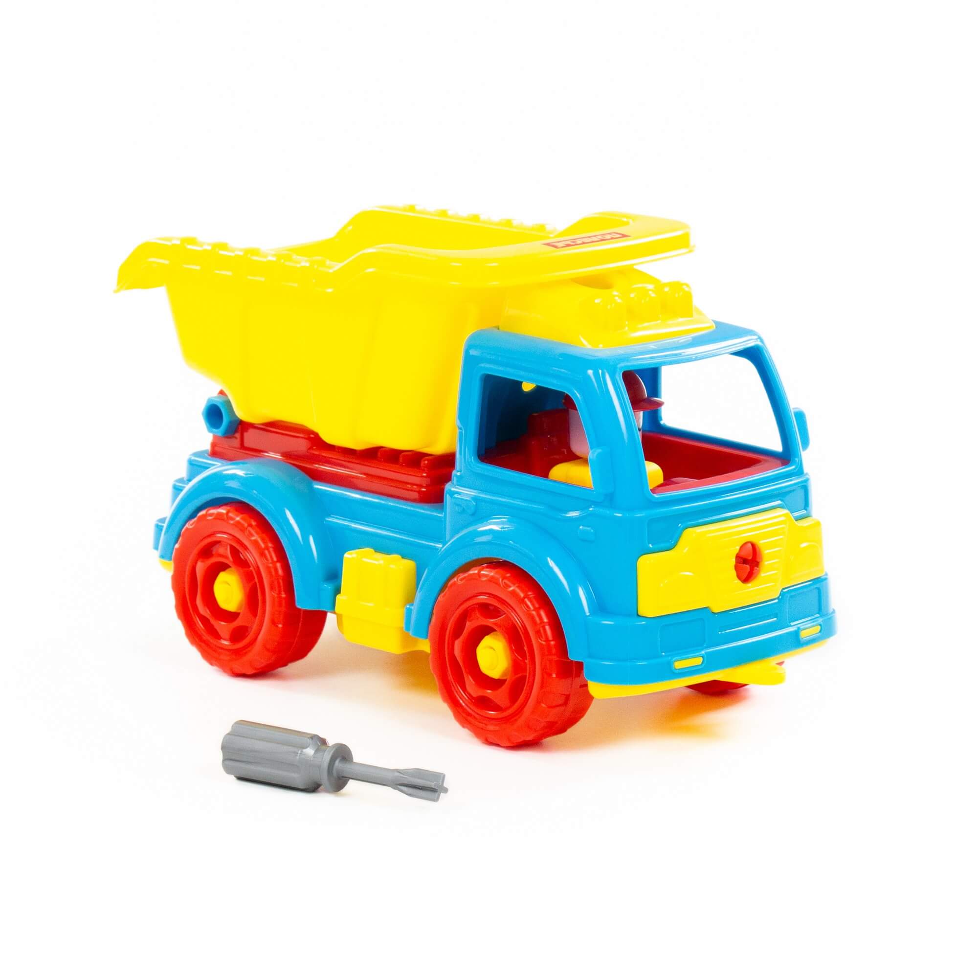 Полесье Конструктор-транспорт "Автомобиль-самосвал" (27 элементов) (в сеточке)