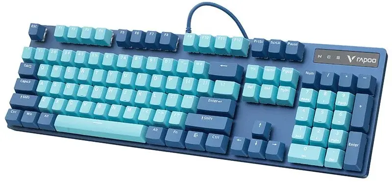 Rapoo V500PRO Cyan Blue голубой