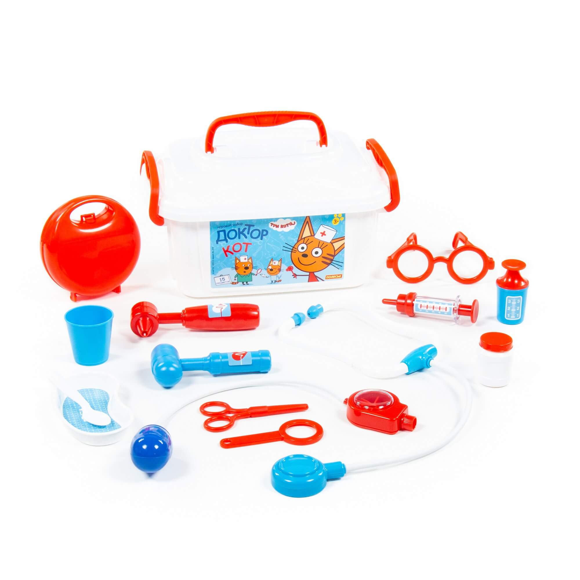 Полесье Набор "Три Кота" "Доктор" (в контейнере)
