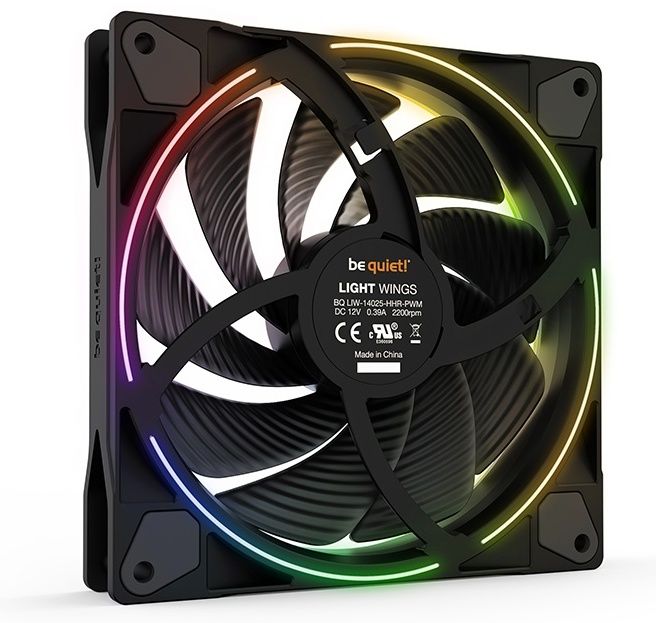 Кулер Bequiet! Light Wings 140mm PWM high-speed ARGB (BL075)