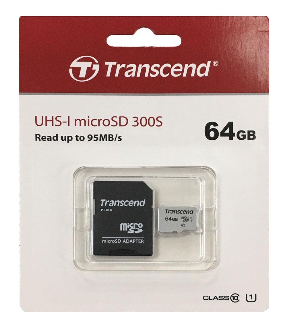 Transcend TS64GUSD300S-A 64 Гб