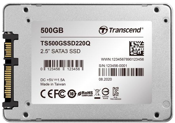 SSD накопитель Transcend TS500GSSD220Q