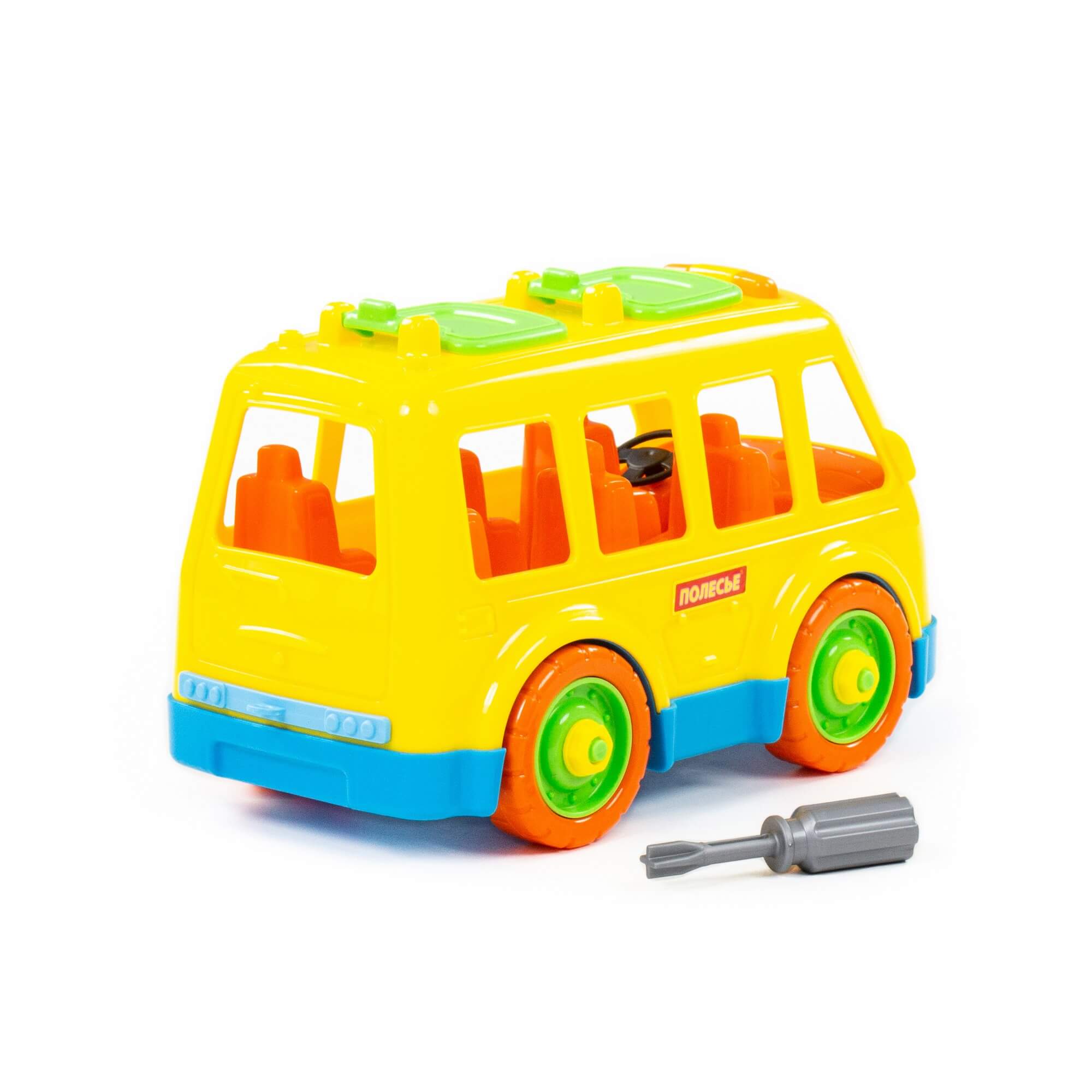 Полесье Конструктор-транспорт "Автобус" (26 элементов) (в сеточке)