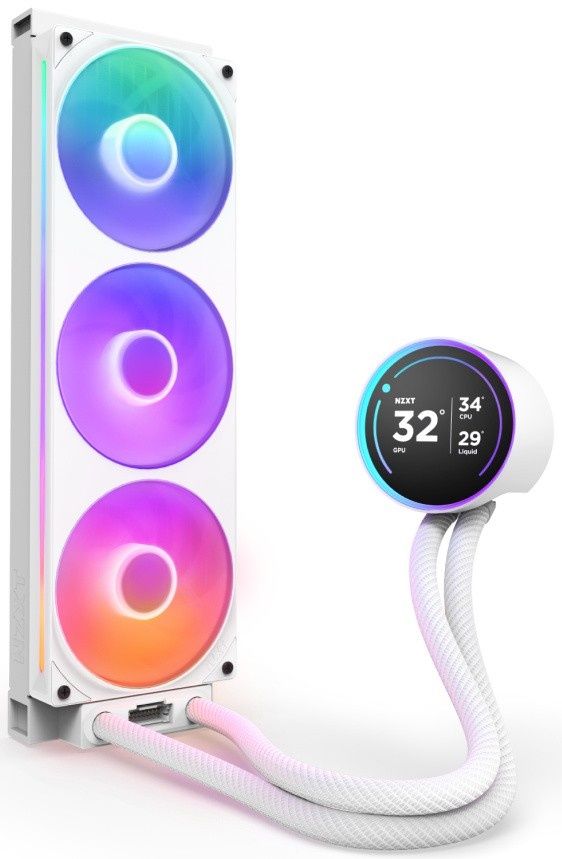 Кулер NZXT Kraken Elite 360 RGB V2 White (RL-KR36E-W2)