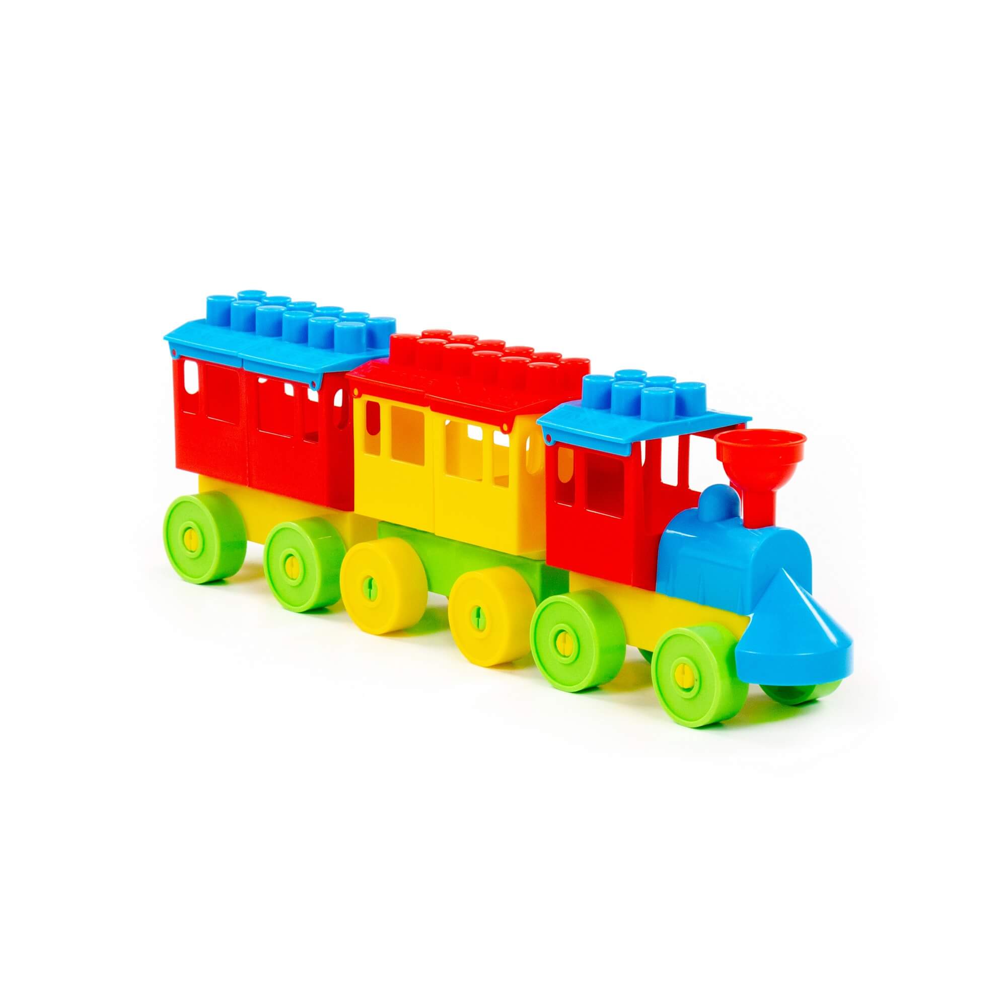 Полесье Конструктор - Паровоз с двумя вагонами