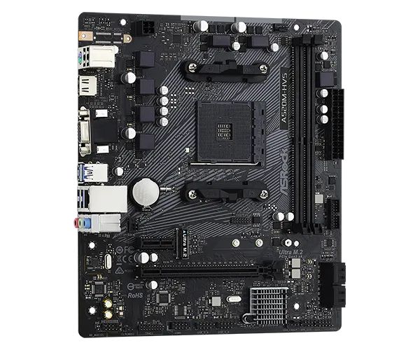 Материнская плата ASRock A520M-HVS (90-MXBE60-A0UAYZ)