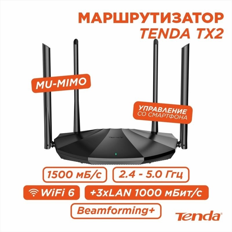 Маршрутизатор Tenda TX2