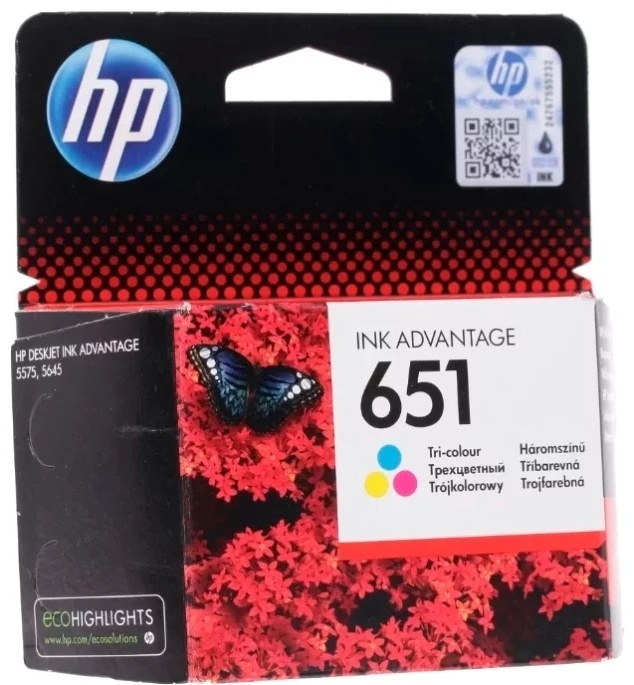 HP 651 C2P11AE многоцветный