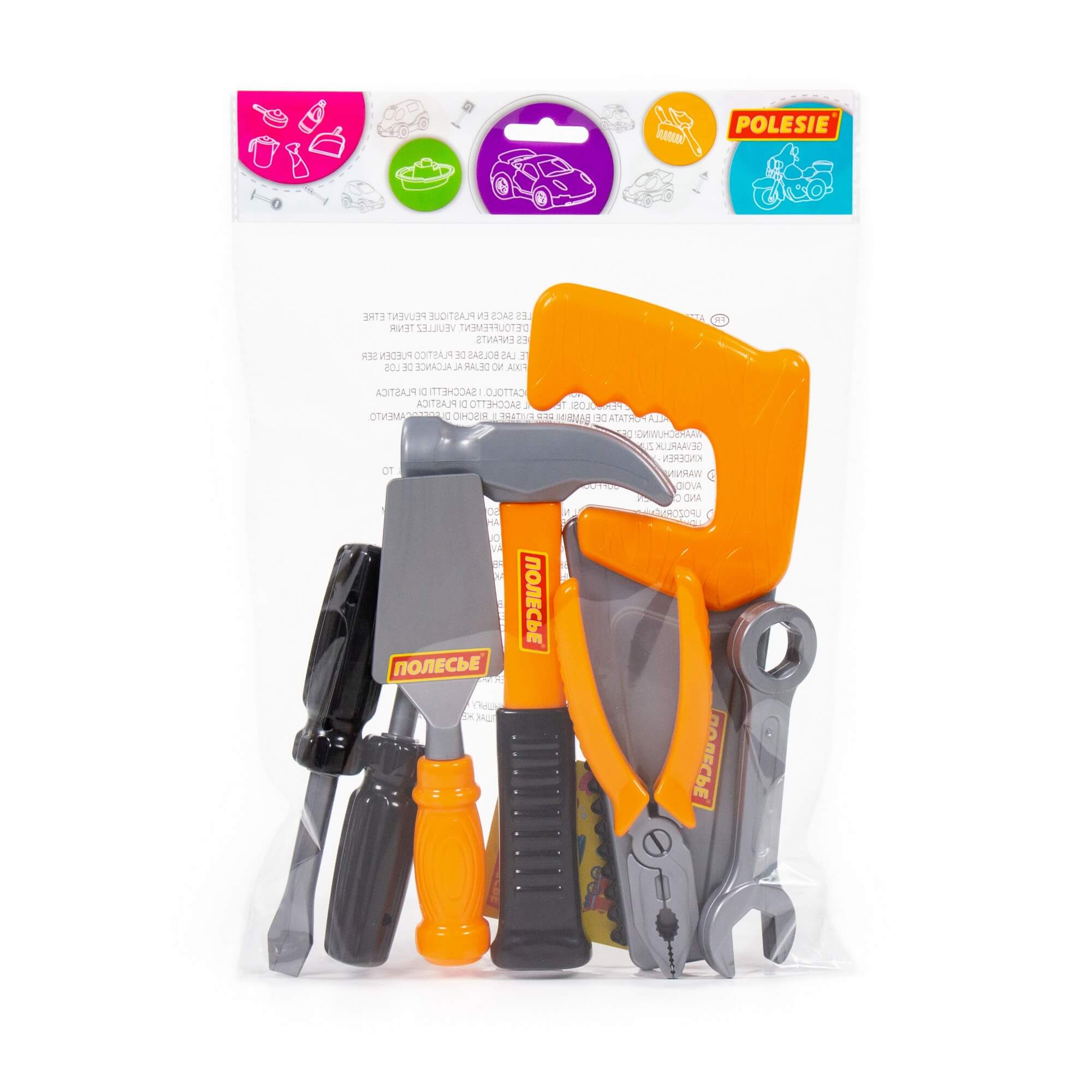 Полесье Набор инструментов №7 (7 элементов) (в пакете)