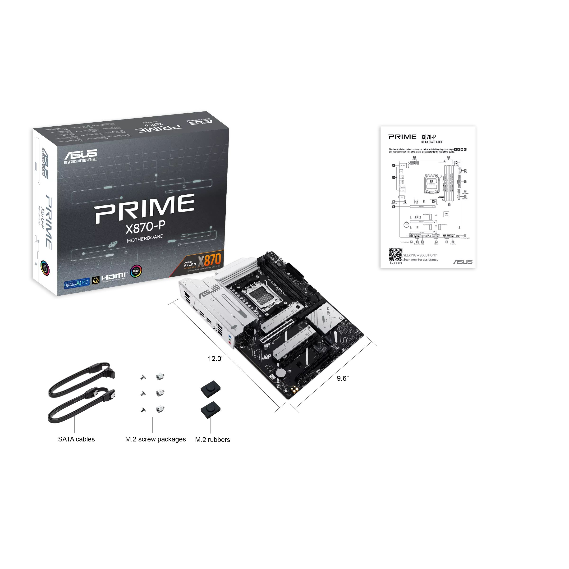 Материнская плата Asus Prime X870-P DDR5