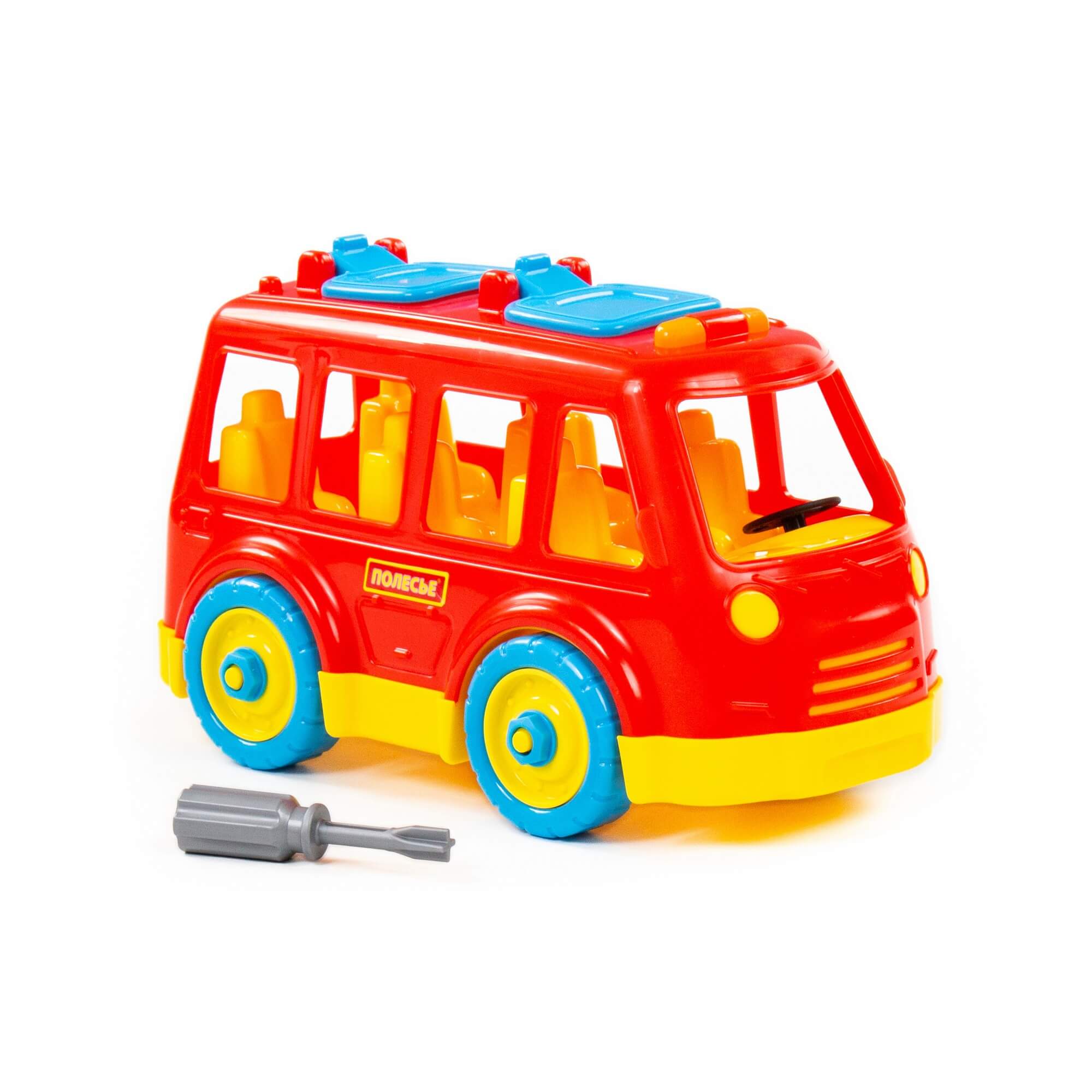Полесье Конструктор-транспорт "Автобус" (26 элементов) (в сеточке)