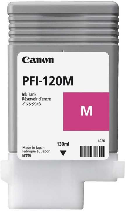 Картридж Canon PFI-120M (magenta), 130 мл для TM-200/205/300/305