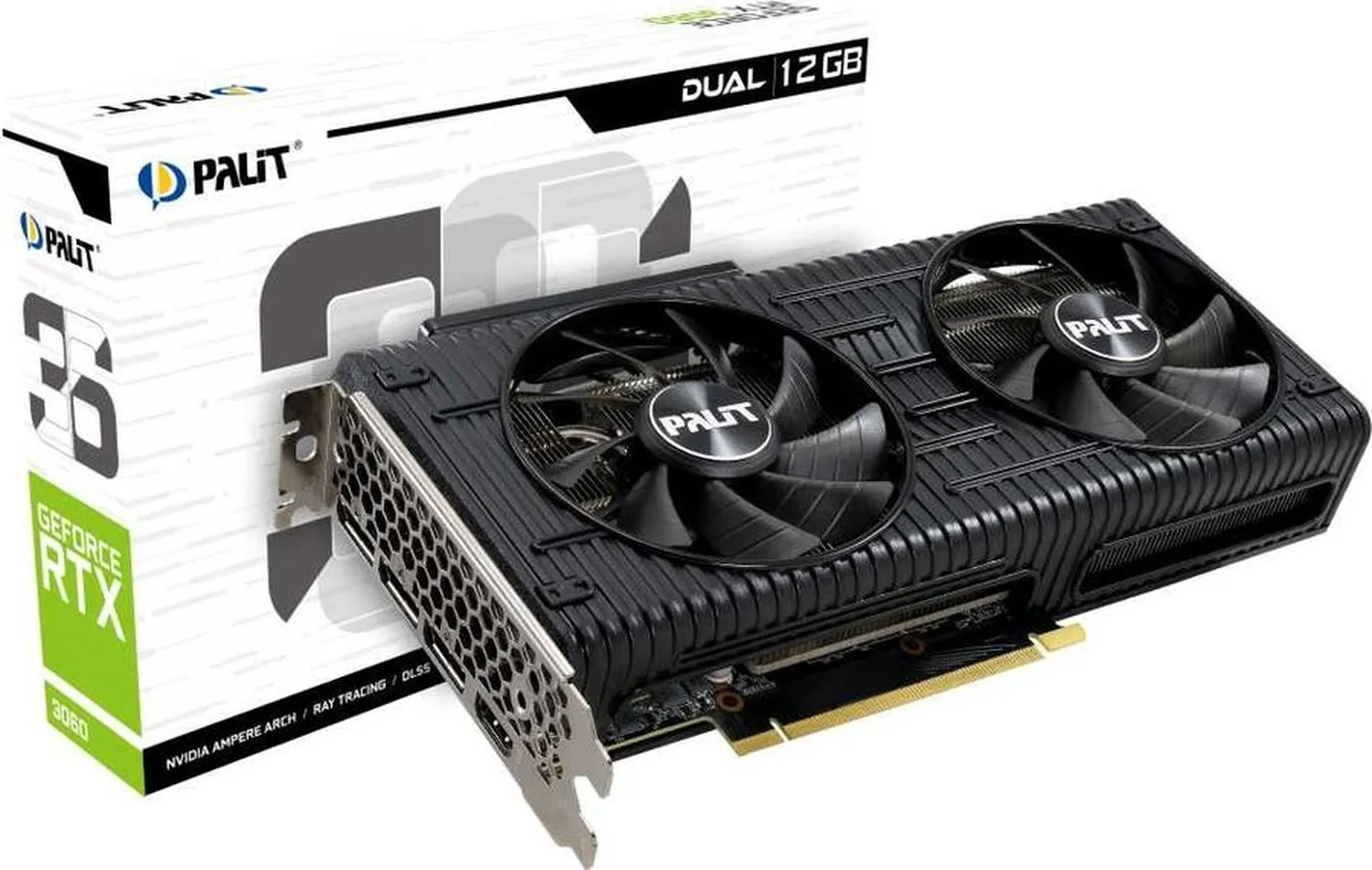 Palit GeForce RTX 3060 Dual OC NE63060T19K9-190AD LHR 12GB