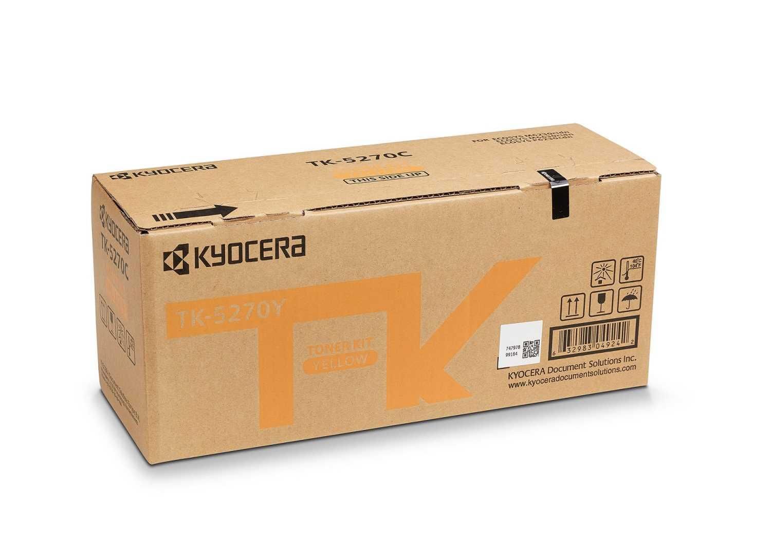 Тонер-картридж TK-5270Y 6 000 стр. Yellow для M6230cidn M6630cidn P6230cdn