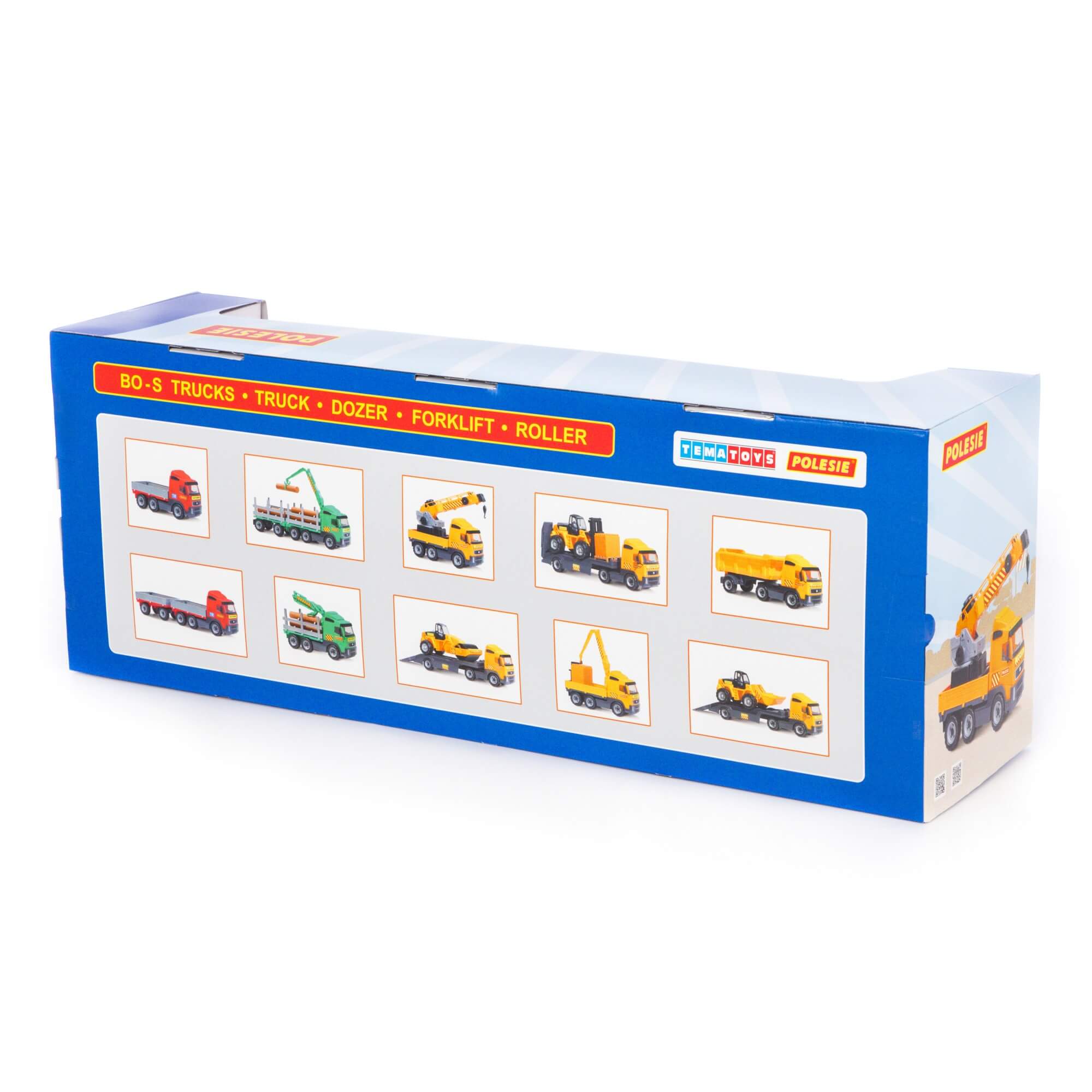 Автомобиль бортовой + трактор-погрузчик (в коробке) (2371)