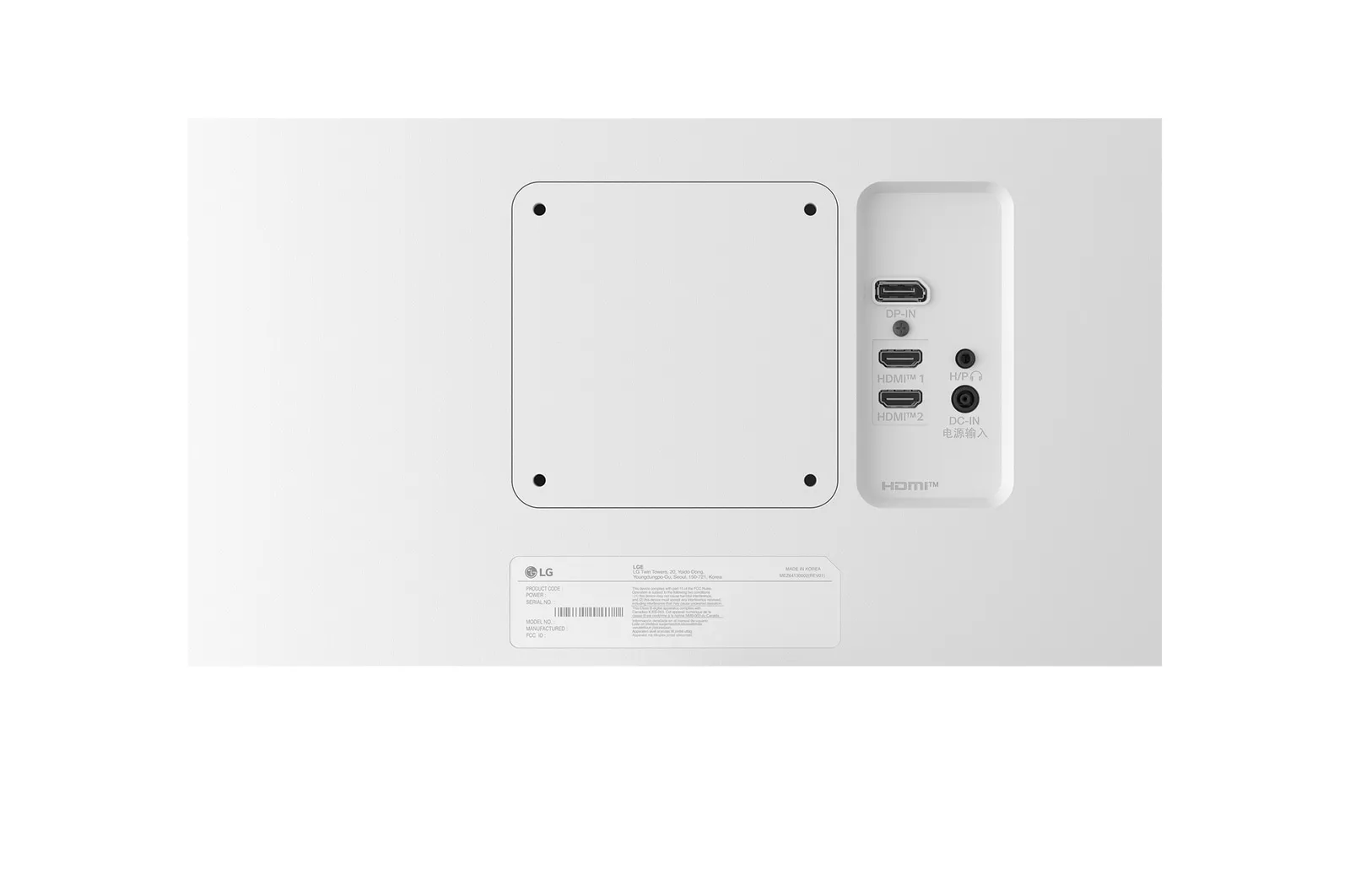 Монитор LG 27US500-W