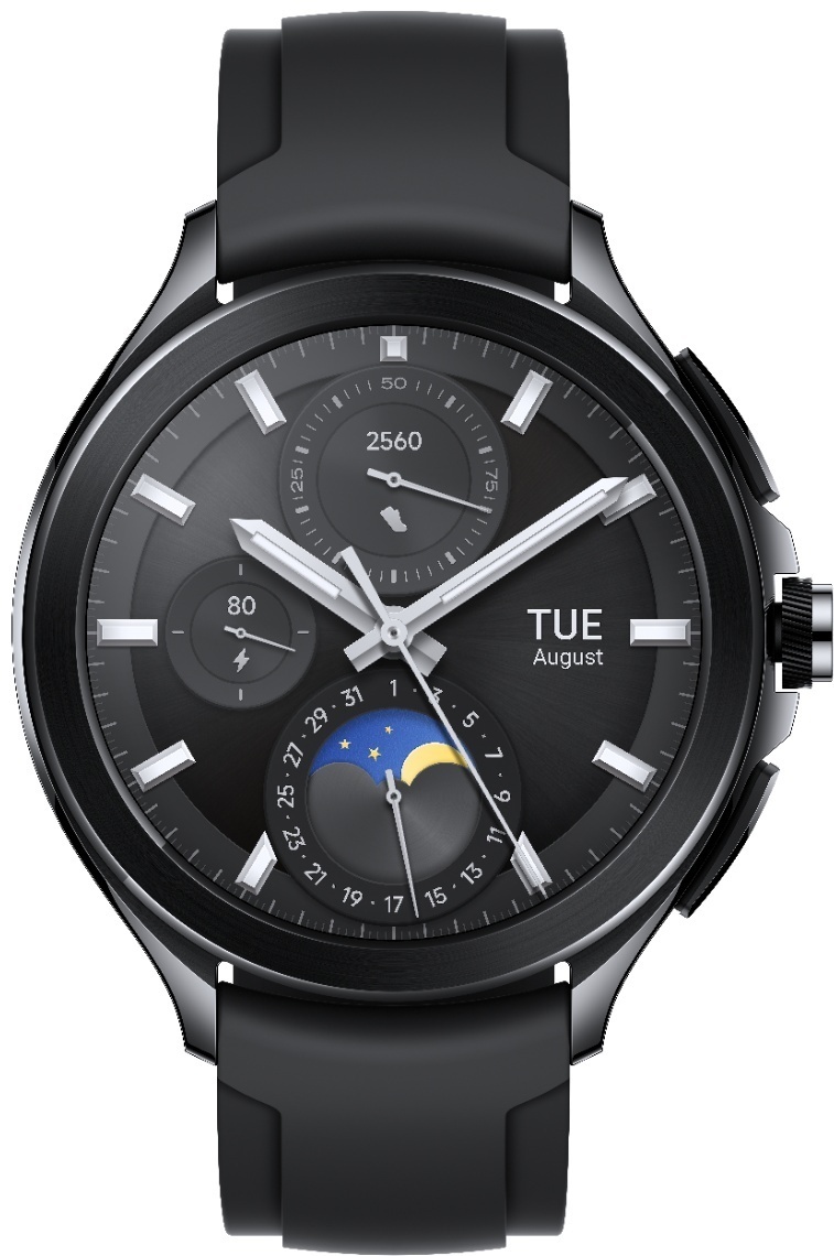 Xiaomi Watch 2 Pro-Bluetooth Black Case with Black Fluororubber Strap (M2234W1)