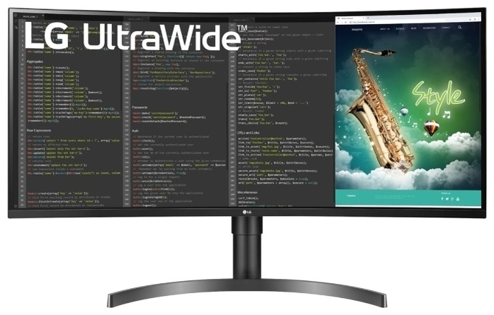 LG 35WN75C-B черный