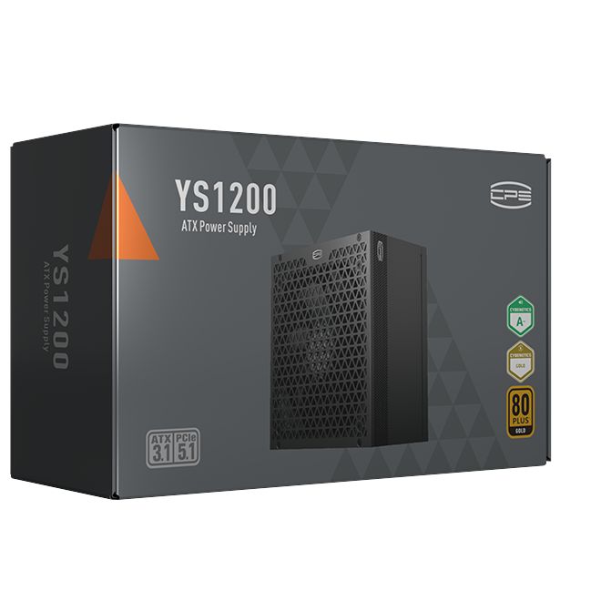Блок питания PCCooler YS1200, 1200W, Full Modular, 80+ GOLD, Fan 135mm,