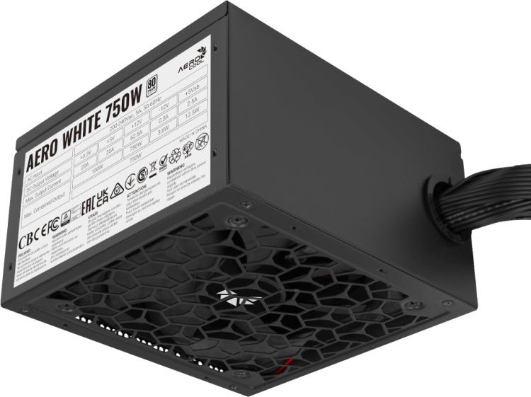 Блок питания Aerocool AERO WHITE 750W (ACPW-AR75AEC.12)