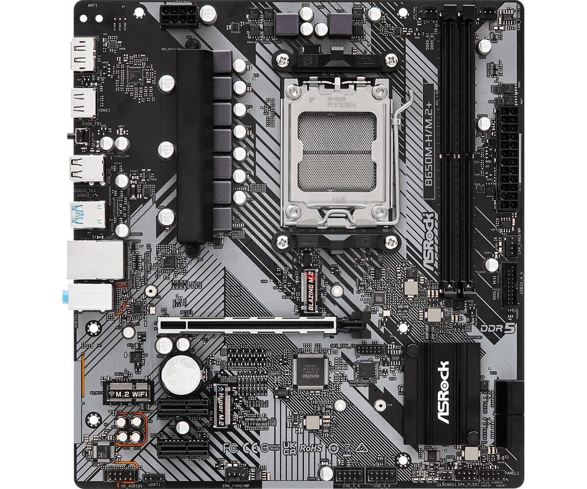 Материнская плата ASRock B650M-H/M.2+ DDR5
