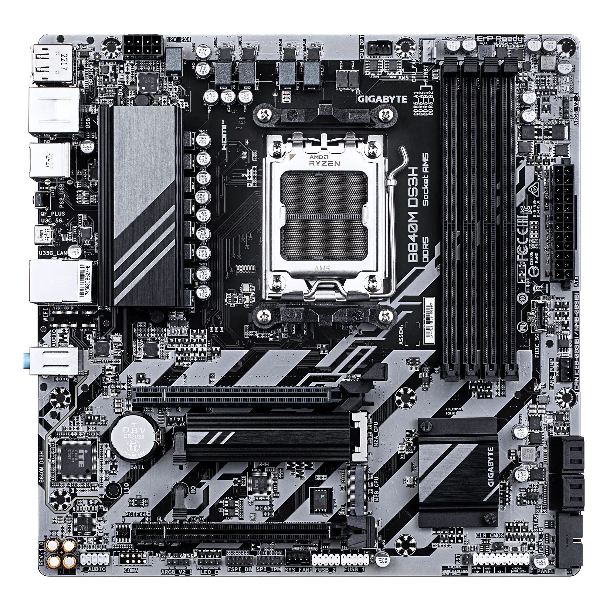 Материнская плата Gigabyte B840M DS3H DDR5
