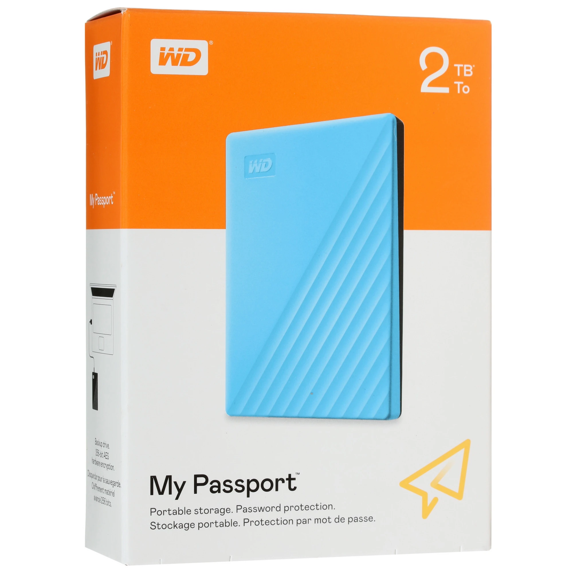 Western Digital My Passport WDBYVG0020BBL-WESN 2000 ГБ
