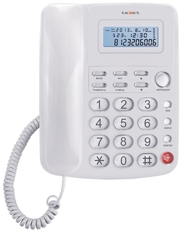 teXet TX-250 белый