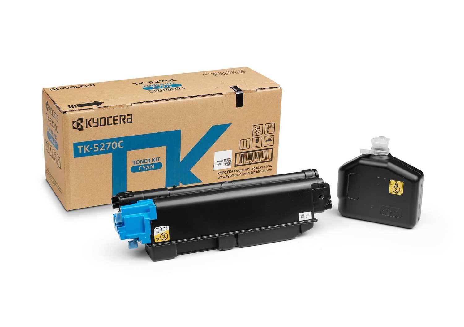 Тонер-картридж TK-5270C 6 000 стр. Cyan для M6230cidn M6630cidn P6230cdn