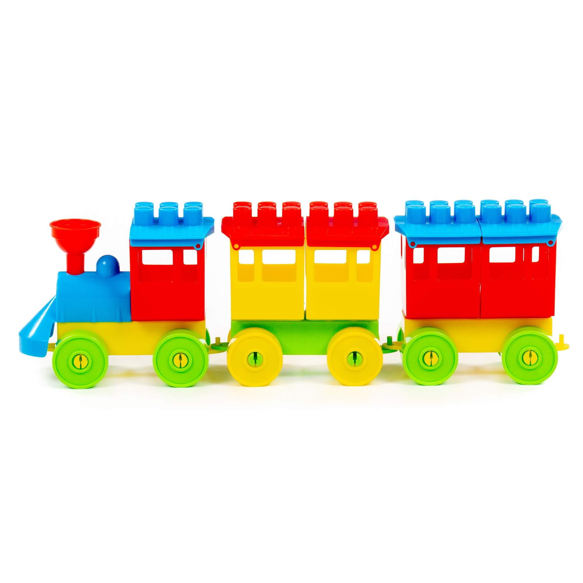 Полесье Конструктор - Паровоз с двумя вагонами