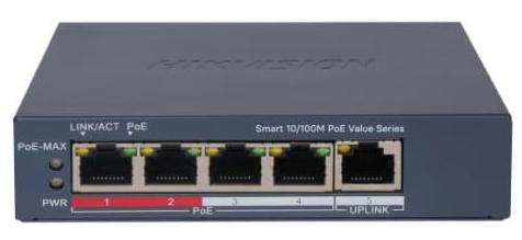 Коммутатор Hikvision DS-3E1105P-EI/M