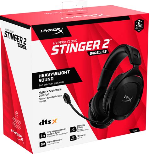 HyperX Cloud Stinger 2 Wireless черный