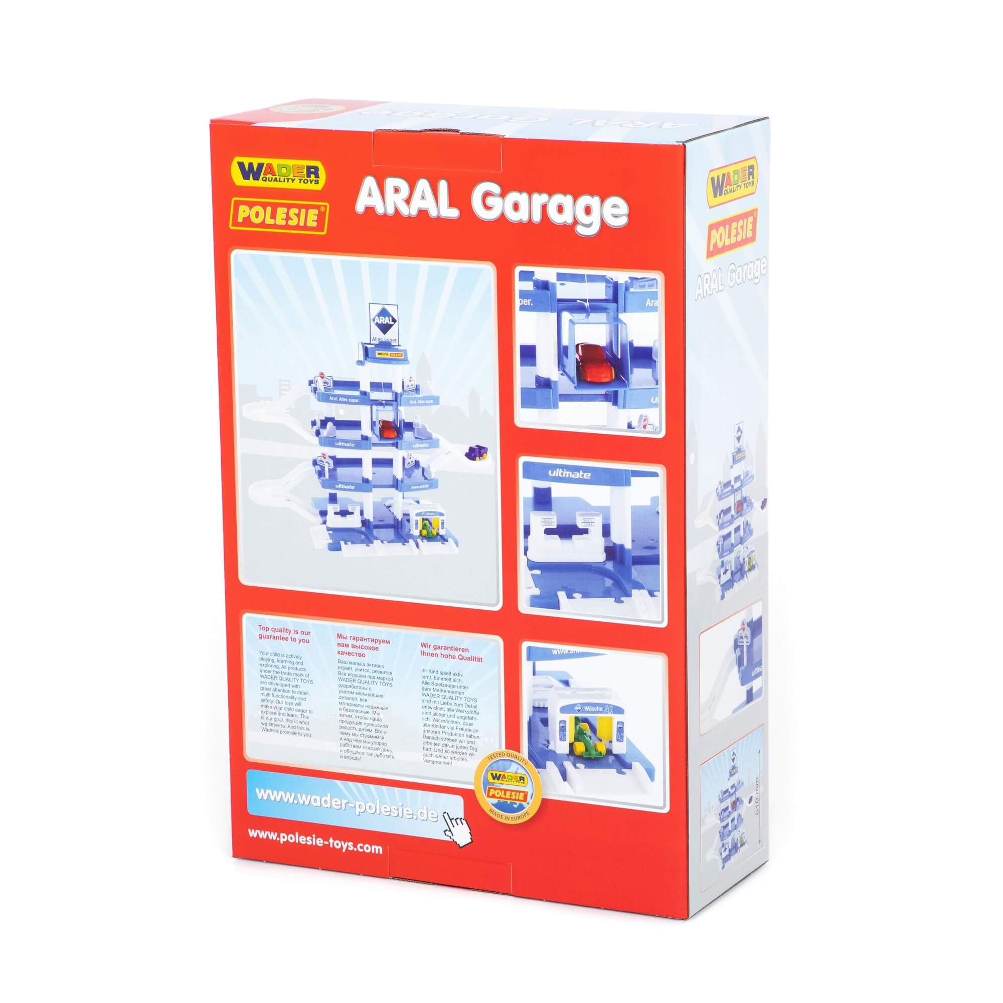 Полесье Паркинг "ARAL-2" 4-уровневый с автомобилями (в коробке)