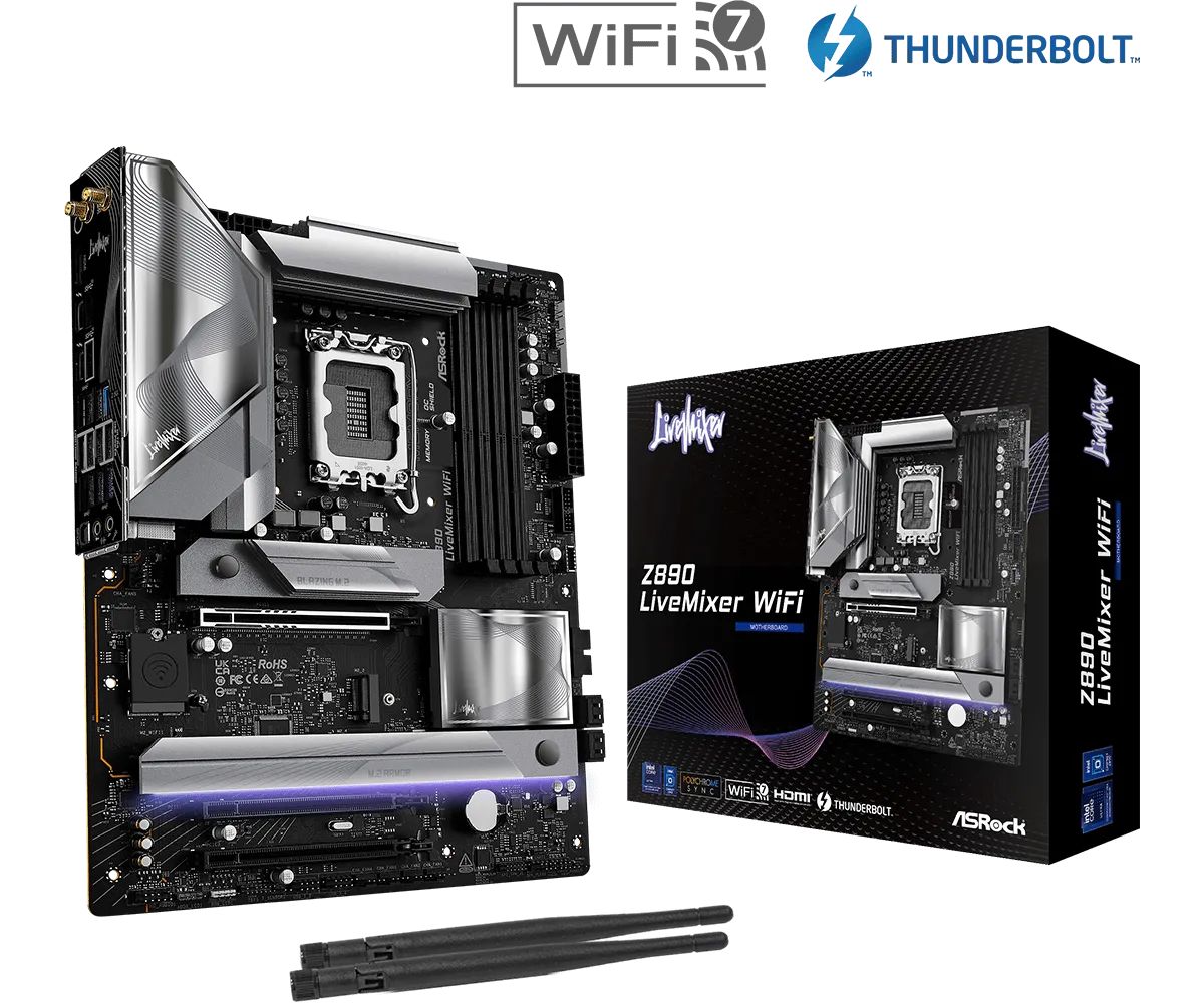 Материнская плата ASRock Z890 LiveMixer WiFi DDR5