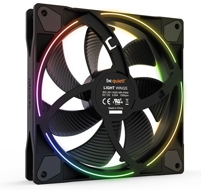 Кулер Bequiet! Light Wings 140mm PWM ARGB (BL074)