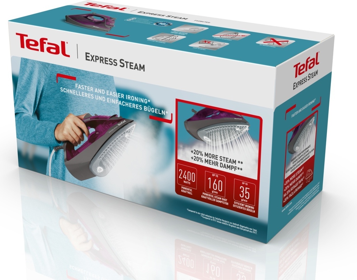 Tefal Express Steam FV2847E0 фиолетовый