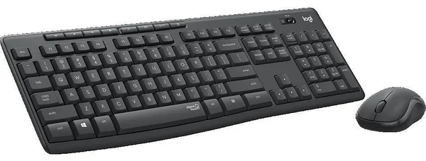 Logitech Silent Wireless Combo MK295 черный + мышь