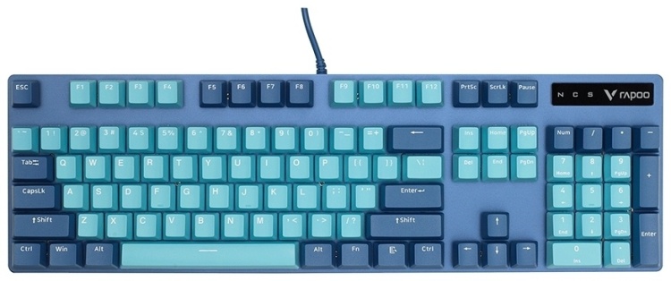 Rapoo V500PRO Cyan Blue голубой