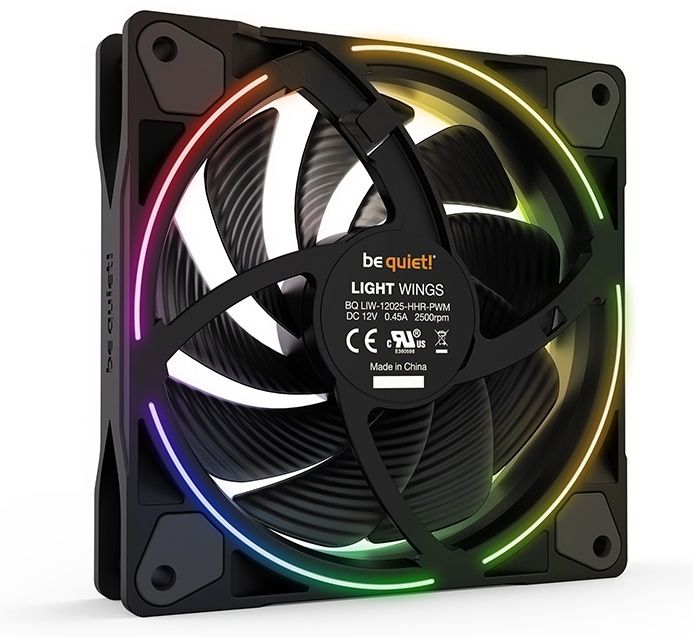 Кулер Bequiet! Light Wings 120mm PWM ARGB (BL072)