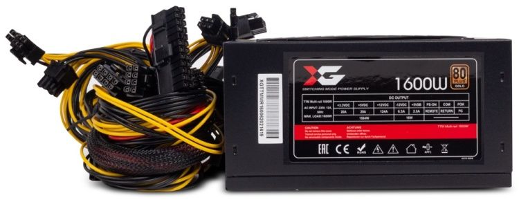 Блок питания X-Game TTM Multi-rail 1600W