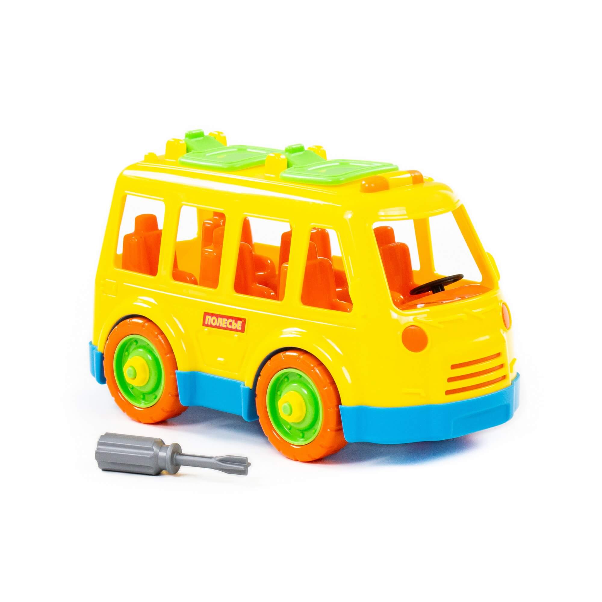 Полесье Конструктор-транспорт "Автобус" (26 элементов) (в сеточке)