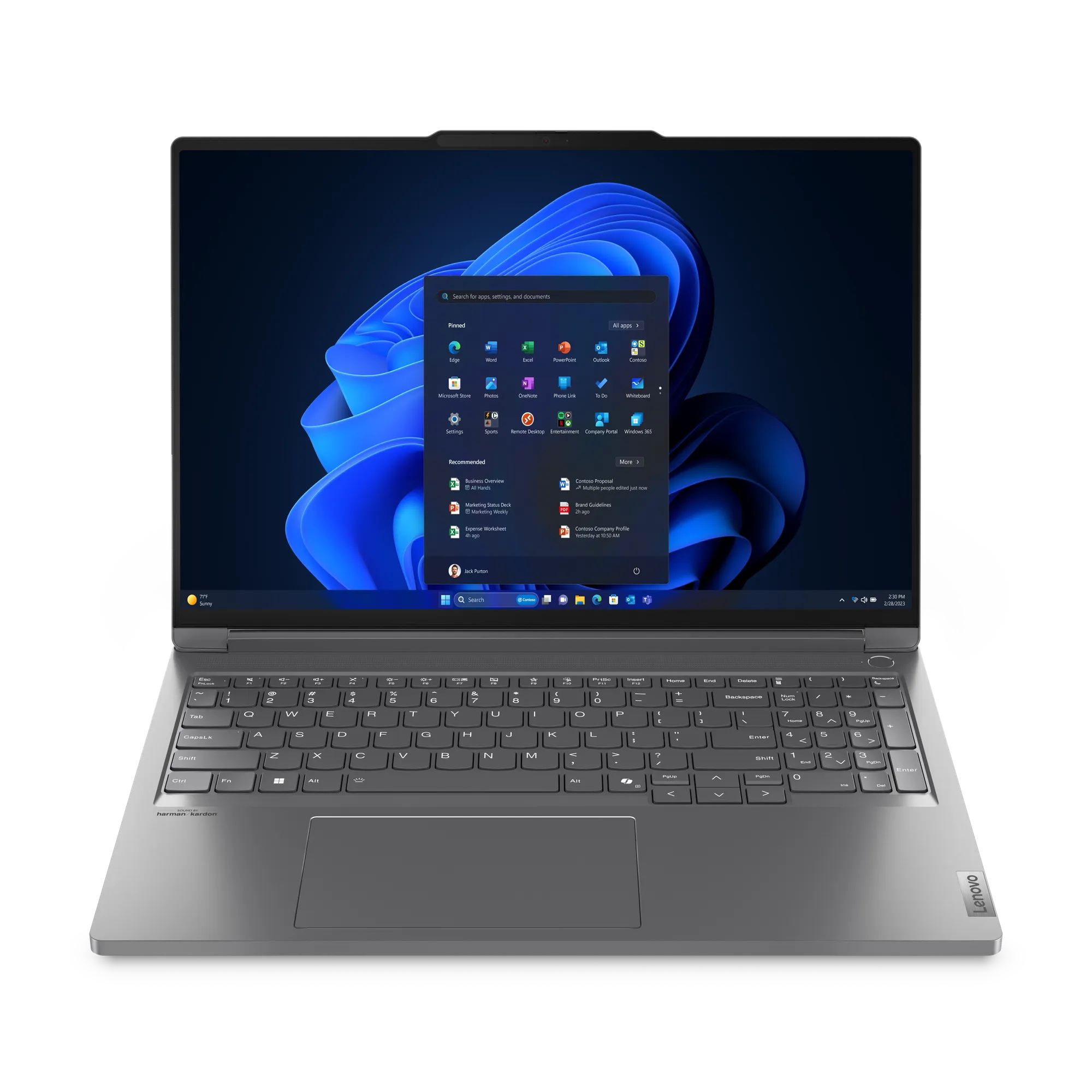 Ноутбук Lenovo 21N5001URU ThinkBook 16p G5 IRX 16" WQXGA(2560x1600) IPS/Intel Core i7-14650HX up to 5.2GHz (P), 3.7GHz (E) (16Cores)/16GB/512GB/NVIDIA GeForce RTX4060 8GB/Wi-Fi 6E/BT5.3/IR & 1080p